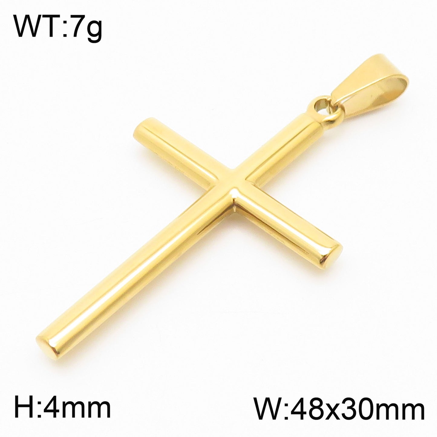 Chic Cross-Border Stainless Steel Pendant for Men - European & American Style