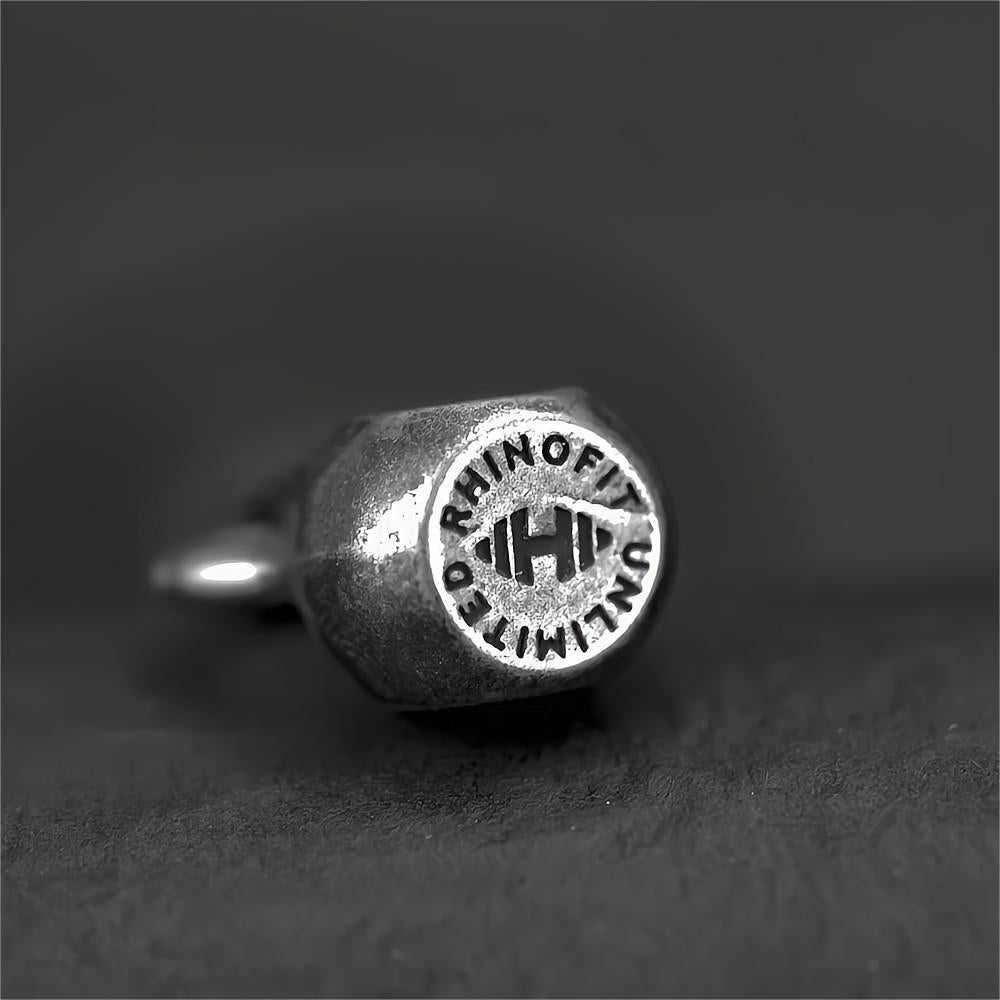 European and American Jewelry Wholesale Titanium Steel Men's Kettlebell Pendant Necklace