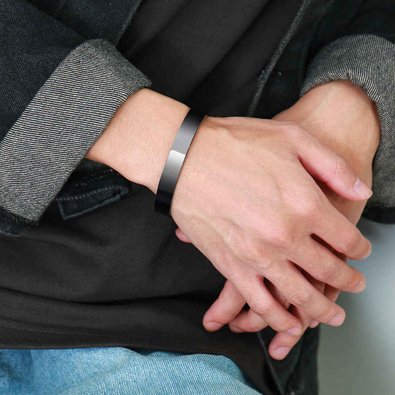 European And American Stainless Steel Open Bracelet Wholesale