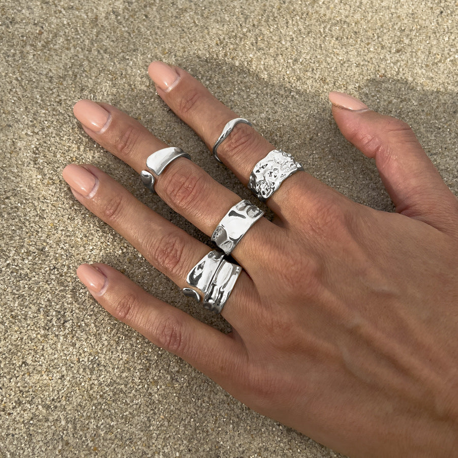 Planderful Vienna Verve Ring Set – Personalized Irregular Design