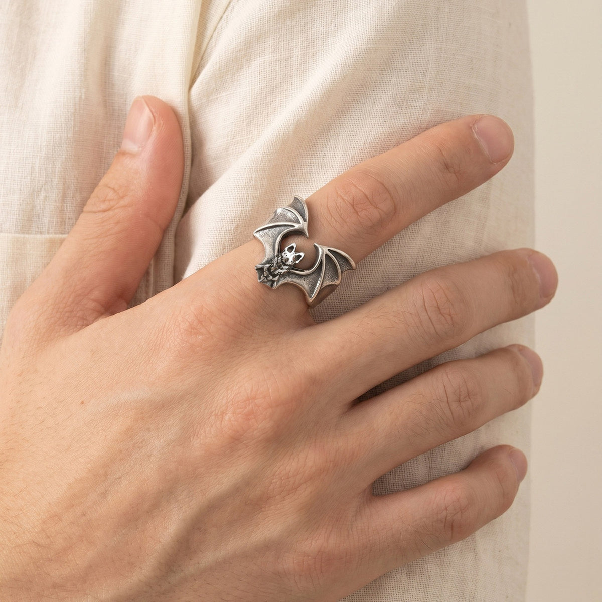 Bat Ring Punk Hip Hop Halloween