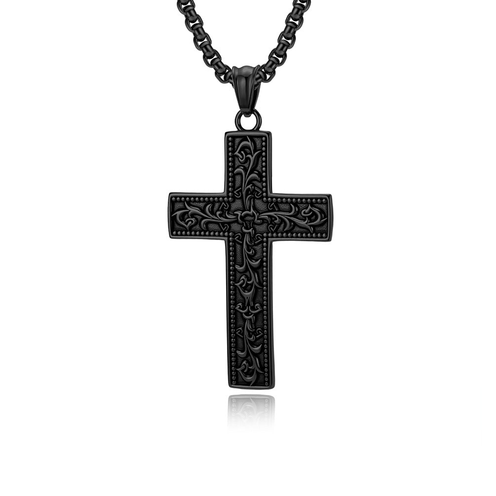 Stainless Steel Cross Gothic Vintage Necklace