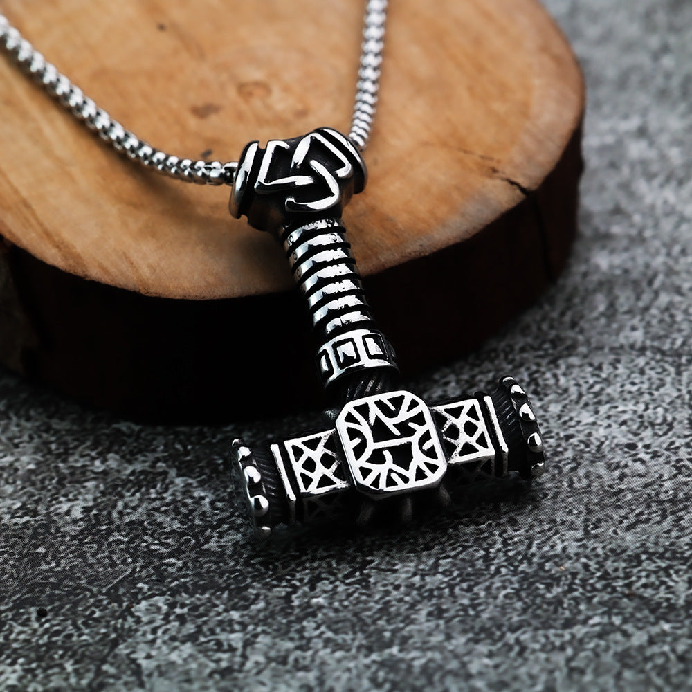 Cross-Border Nordic Viking Pendant Stainless Steel Jewelry