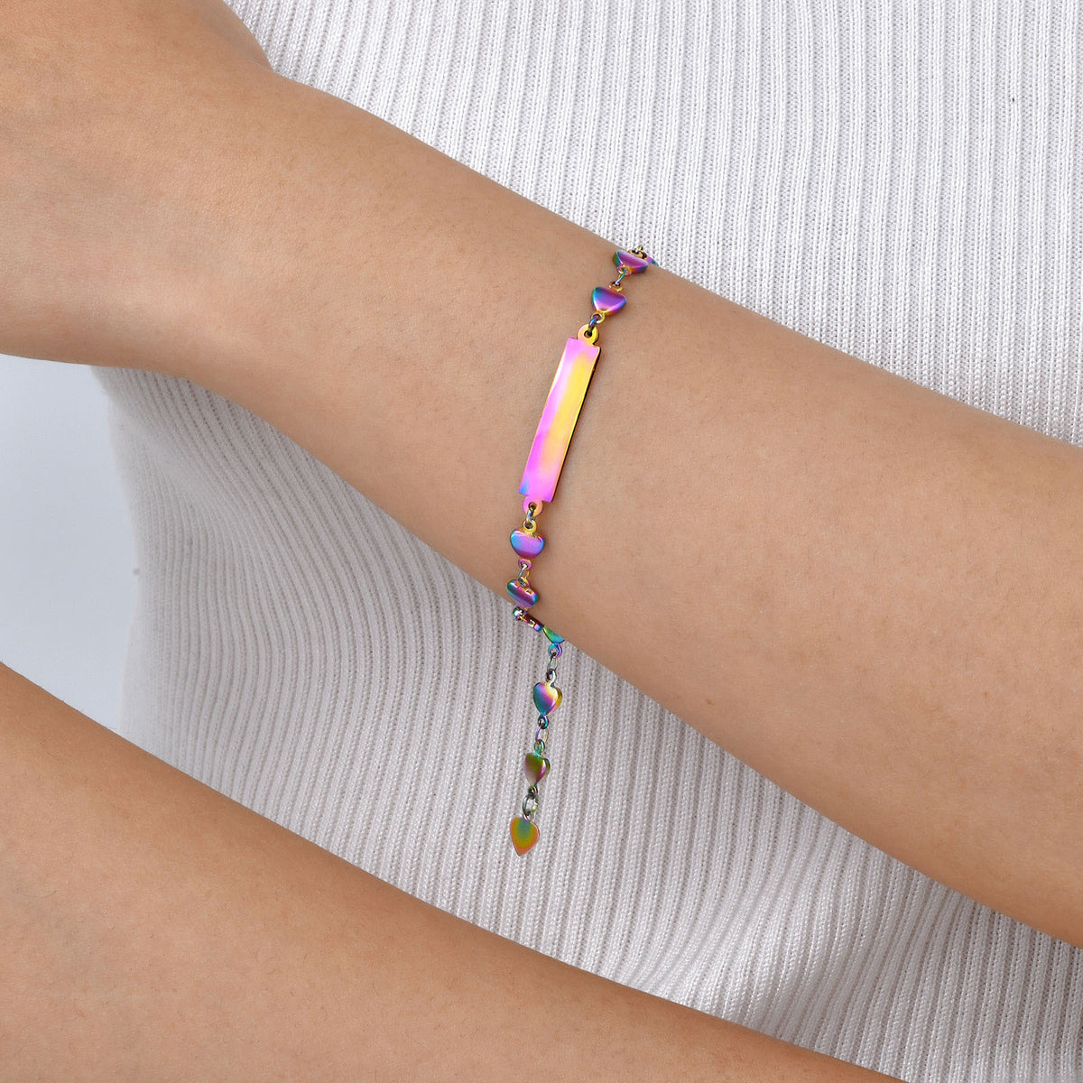 Heart Stainless Steel Bracelet for Women