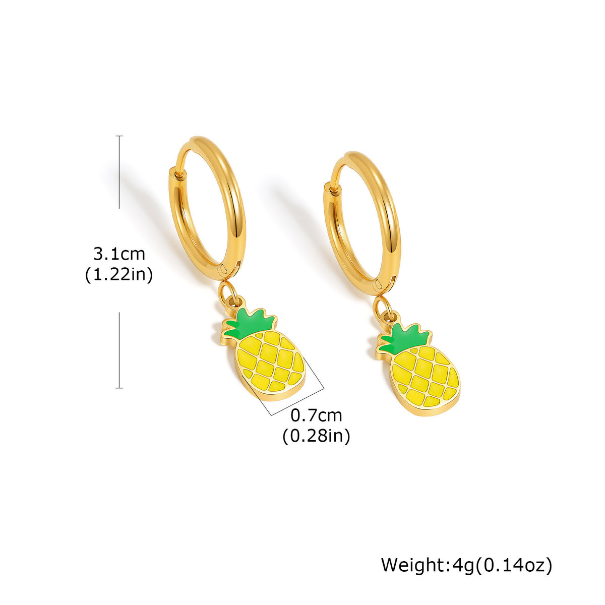 Stainless Steel Cat Earrings