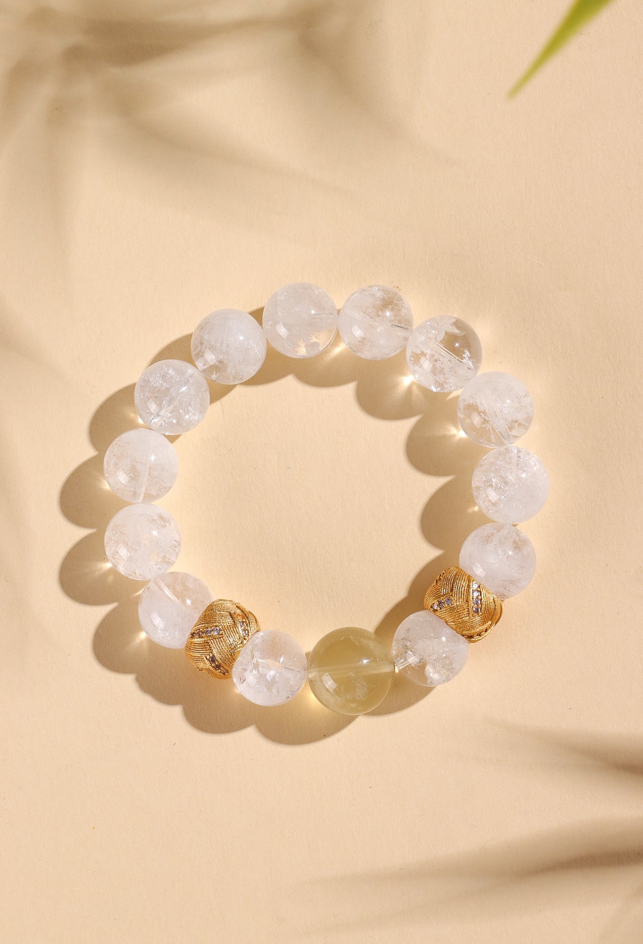 Planderful Fortune's Favor Bracelet – Elegant White Crystal Design