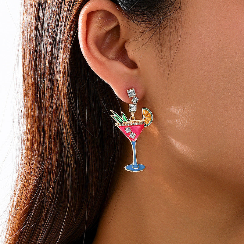 Planderful Vienna Verve Earrings – Colorful Fruit-Inspired Design