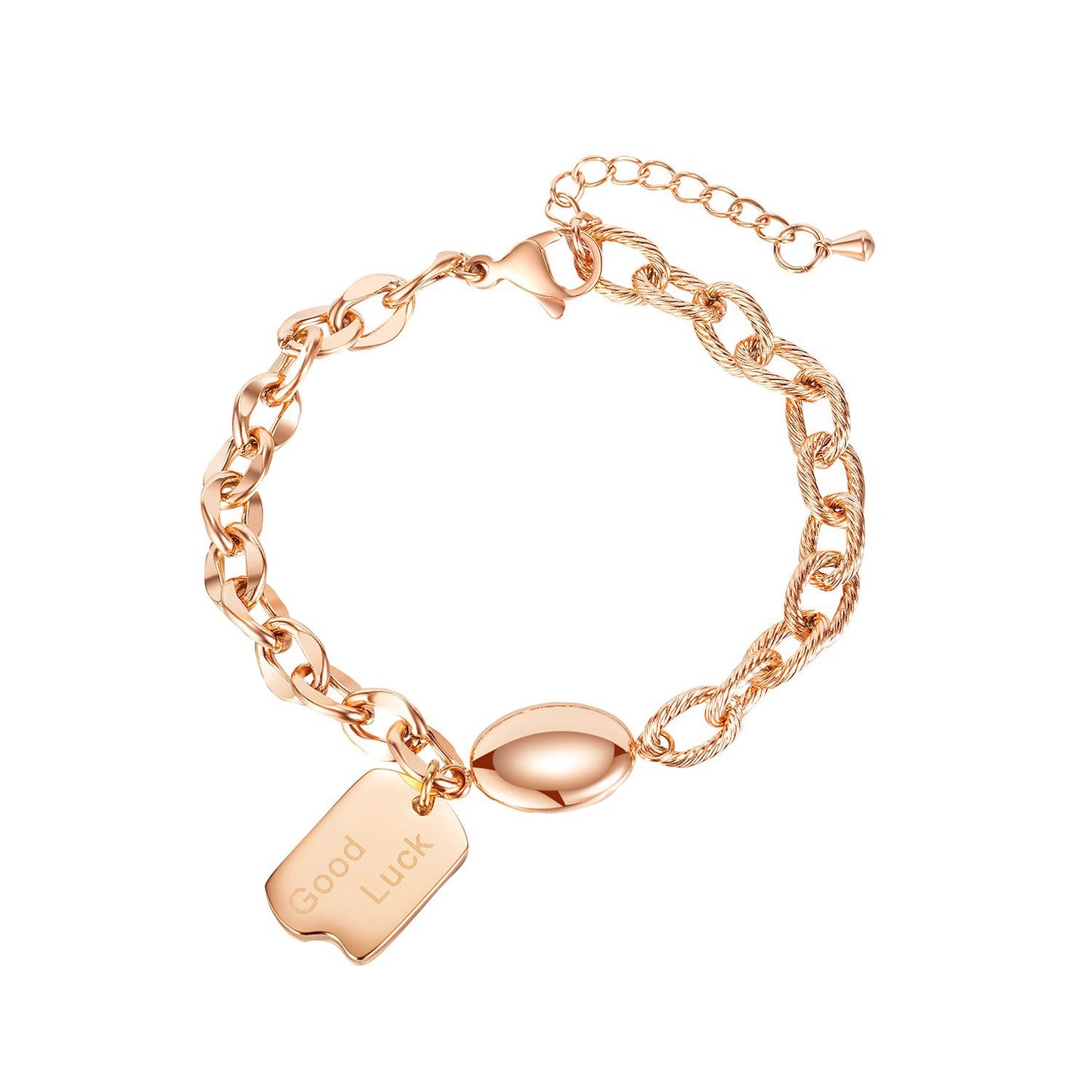 Planderful Jewelry Everyday Genie Steel Bracelet Korean Style Lucky Niche Design For Celeb Fans