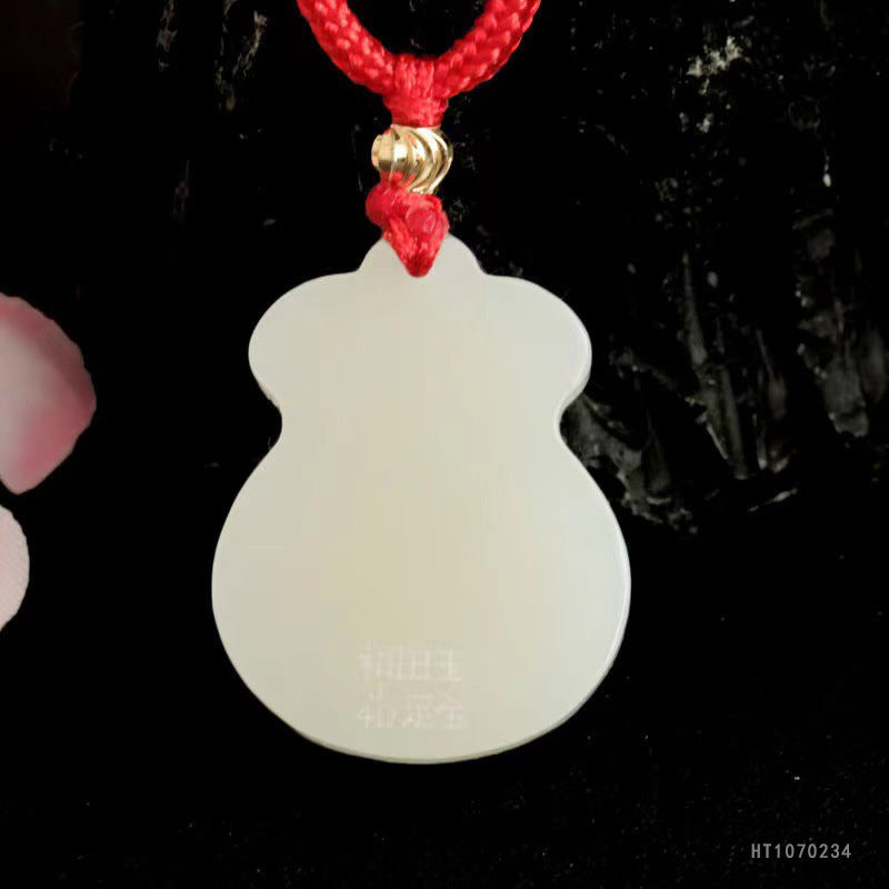 Hetian Jade Wealth Bag Pendant