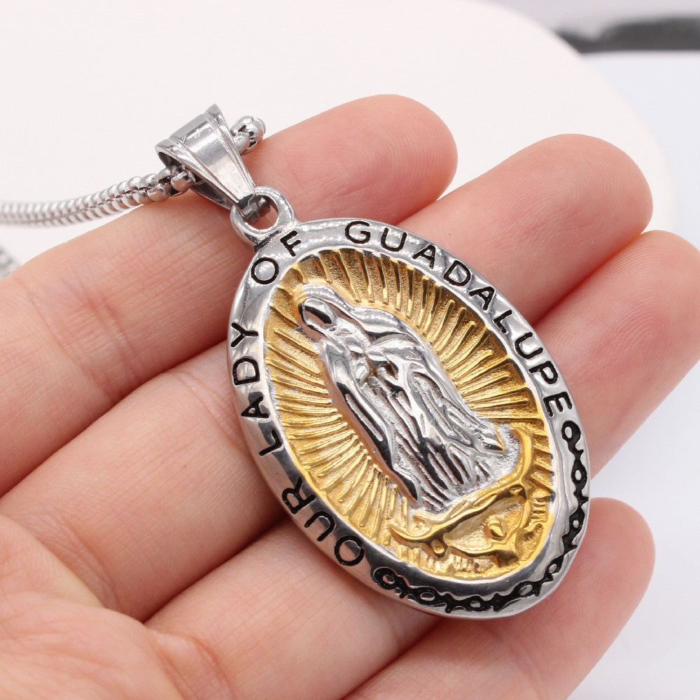 Virgin Titanium Steel Pendant Unisex Protection Statement Jewelry By Planderful For Fashion Conscious Wearers