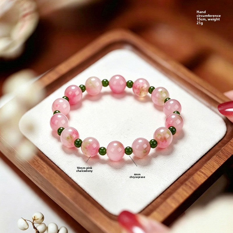 Chalcedony Layered Bracelet