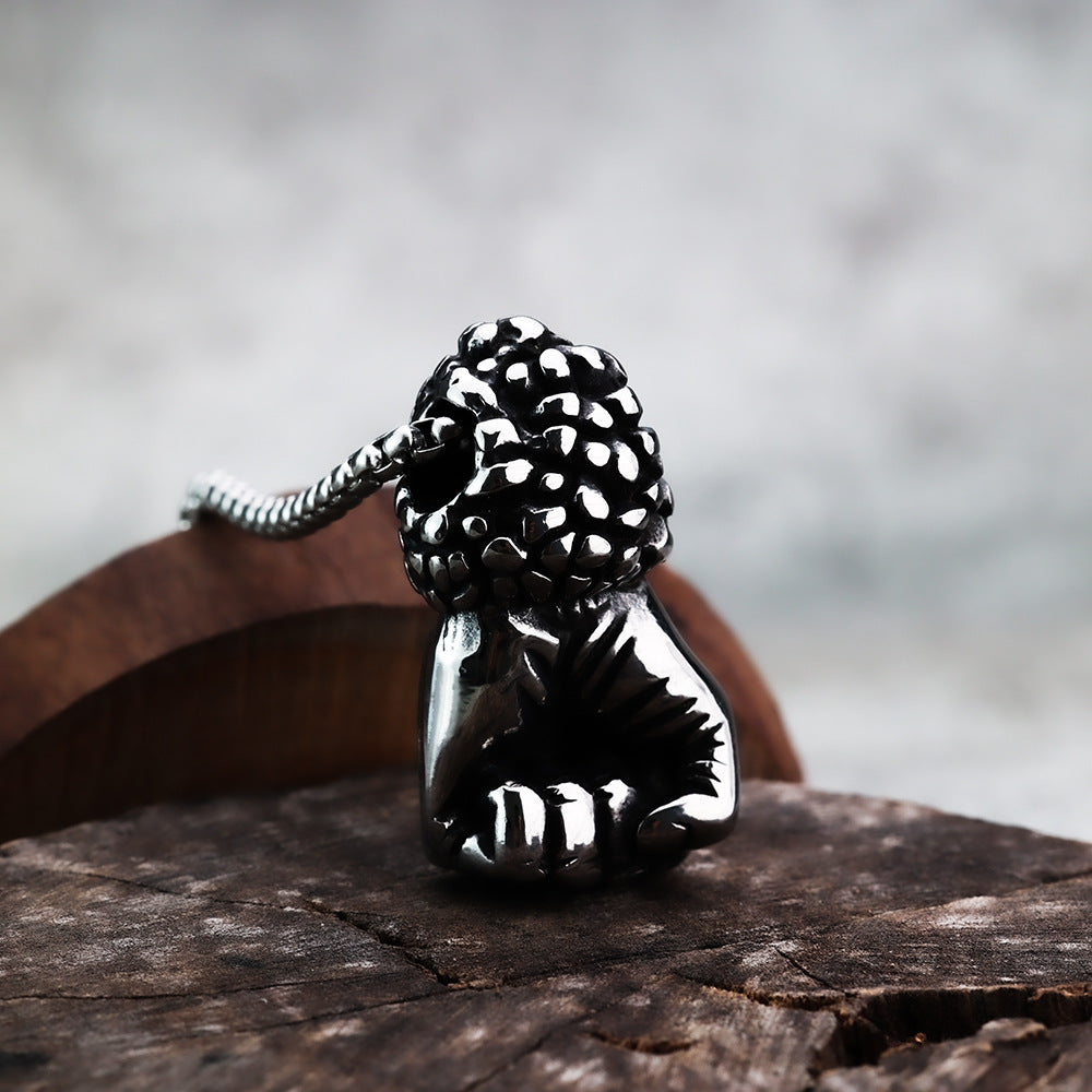 Hip-Hop European and American Neckwear Titanium Steel Pendant