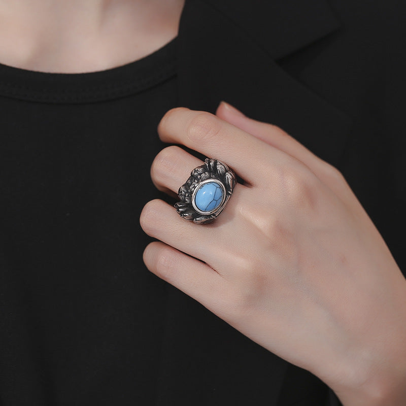 Turquoise Ring – Vintage Men's Ring