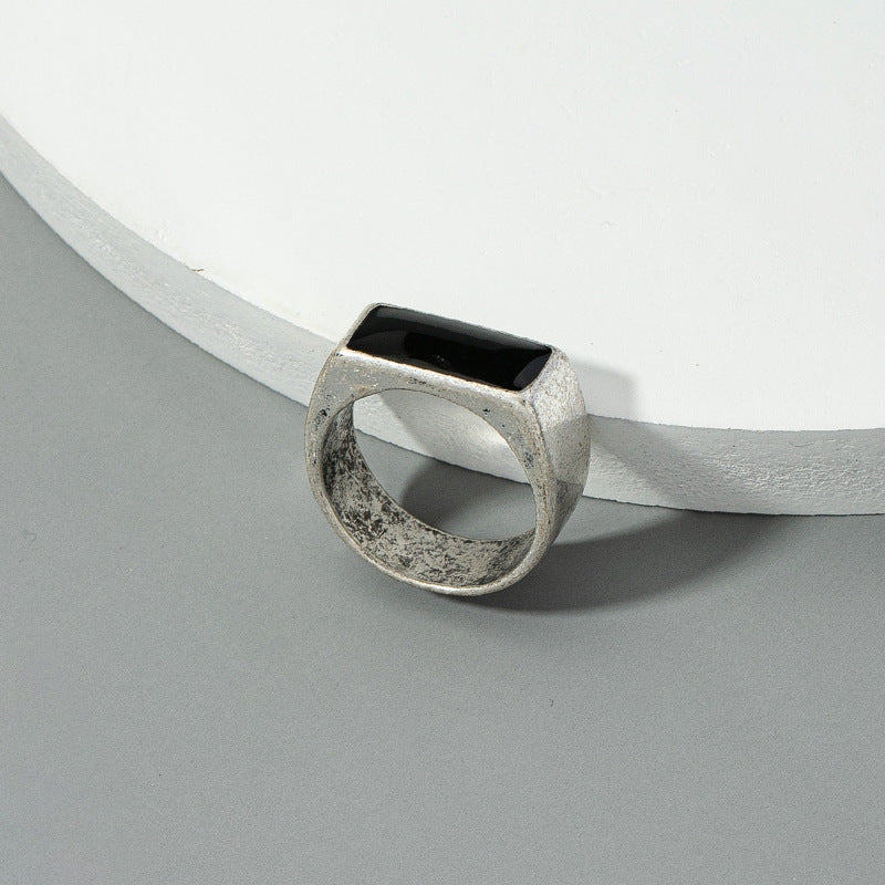 Retro Vienna Verve Men's Metal Ring - Wholesale Handcrafted Jewelry
