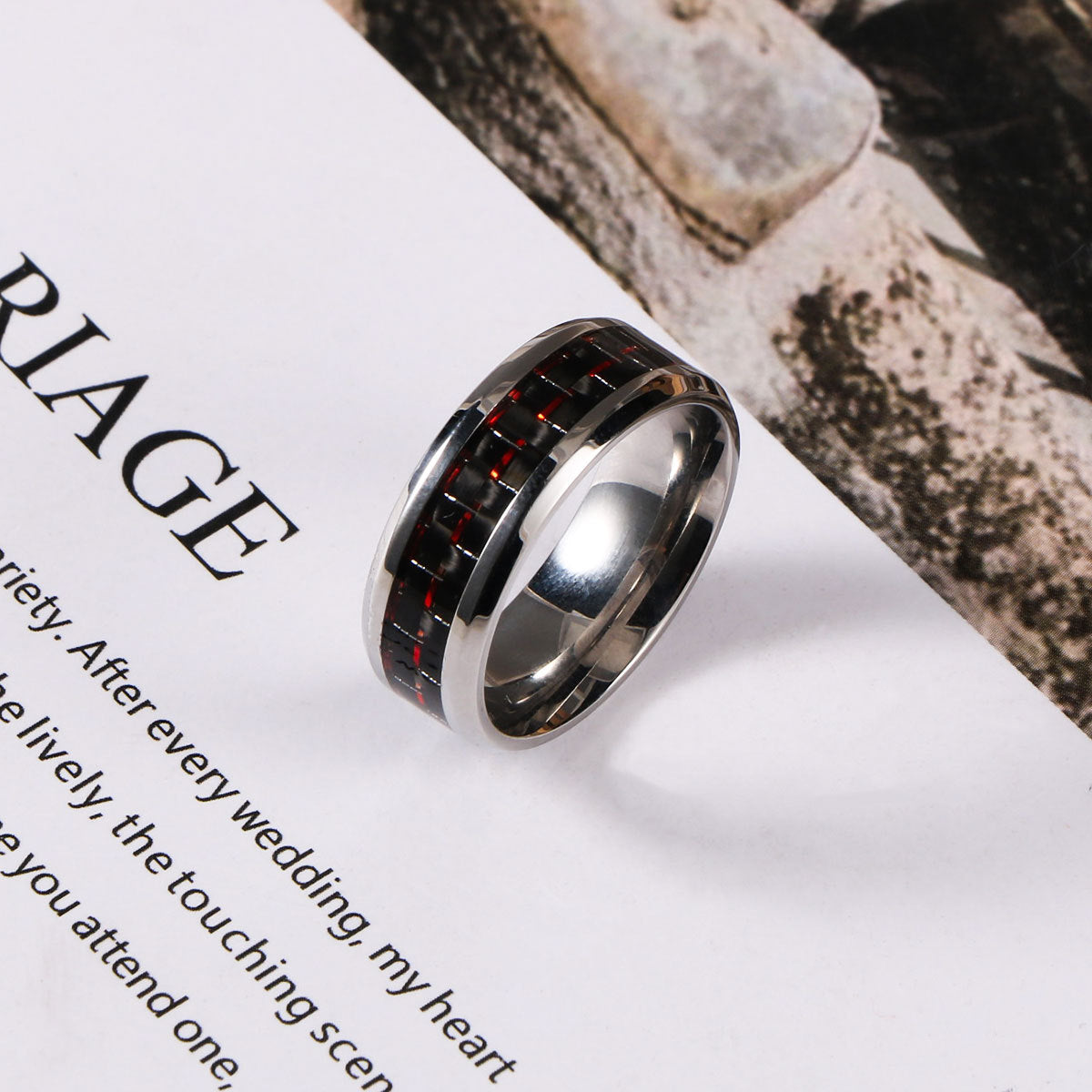 Drip Titanium Steel Stainless Steel Ring Men & Women Ring
