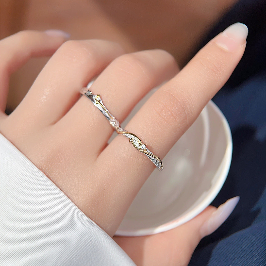 Star Moon S925 Sterling Silver Ring