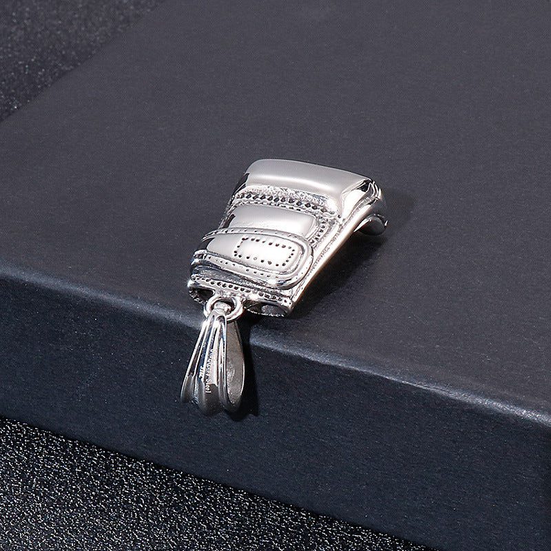 Karen's Punk-Inspired Men's Titanium Steel Pendant and Fashion Gloves Collection