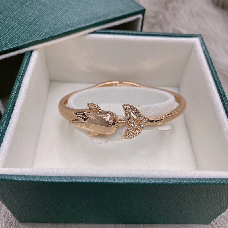 Dolphin High Sense Metal Bracelet from Vienna Verve Collection