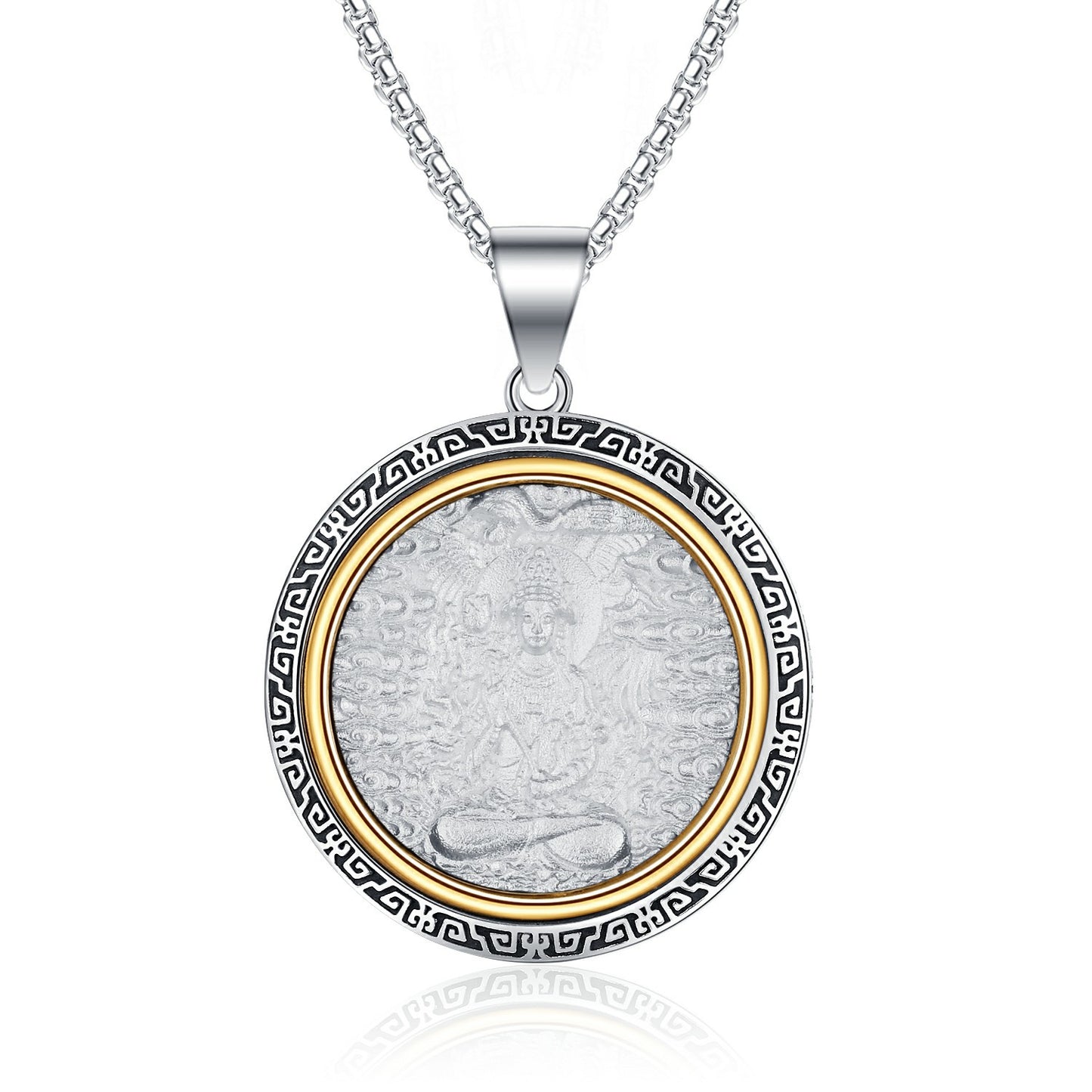 Stainless Steel Necklace – Dainty Zodiac Buddha Charms