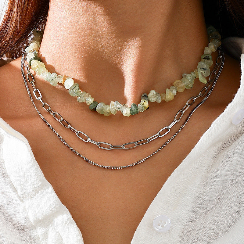 Planderful Vienna Verve Necklace – Colorful Multi-Layer Design for Beach Vacations