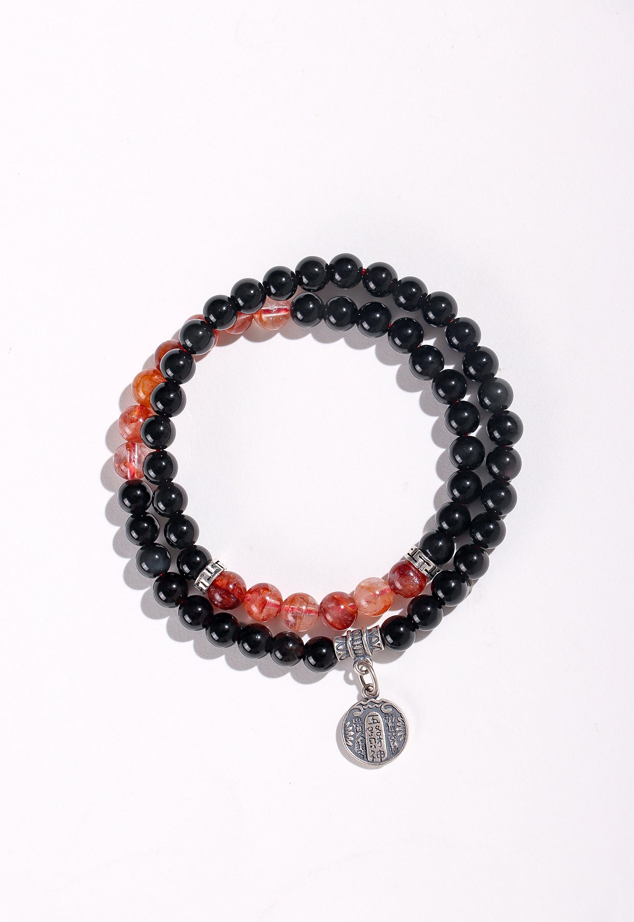 Planderful Fortune's Favor Bracelet – Elegant Obsidian Beaded Design
