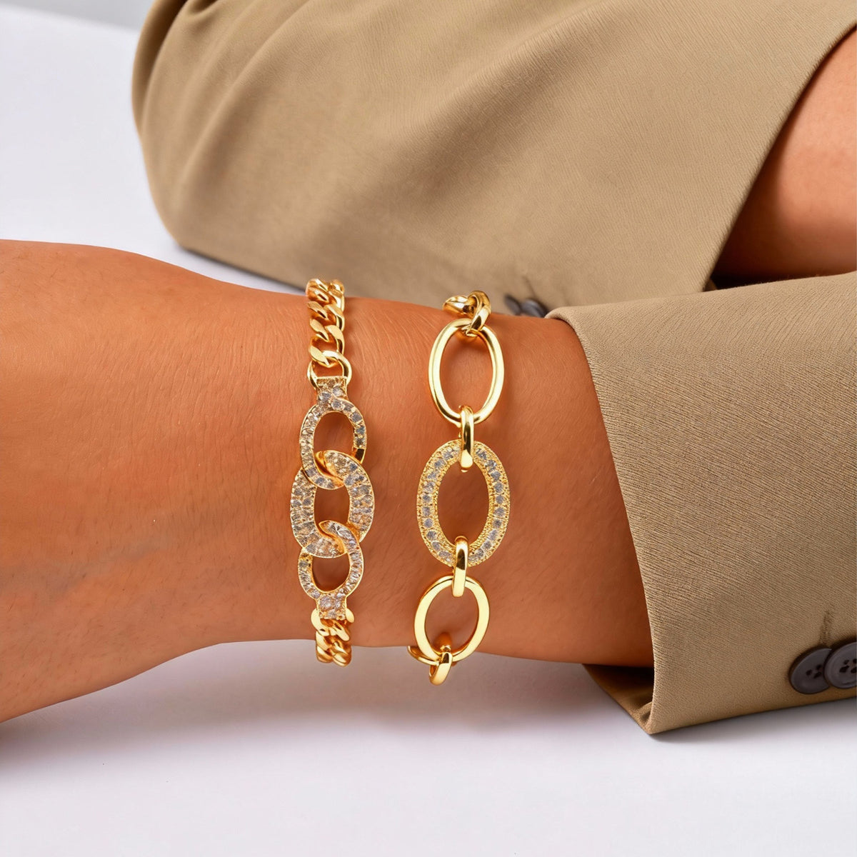 Zircon Copper Bracelet