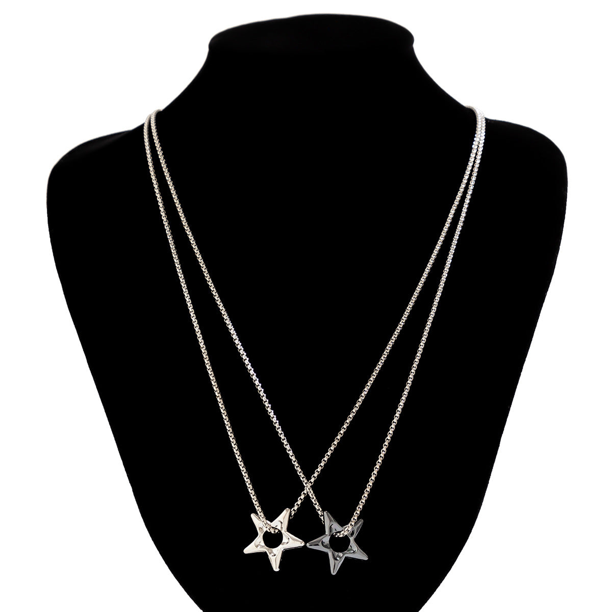 European and American Jewelry Set with Star Necklaces in Spicy Girl Style