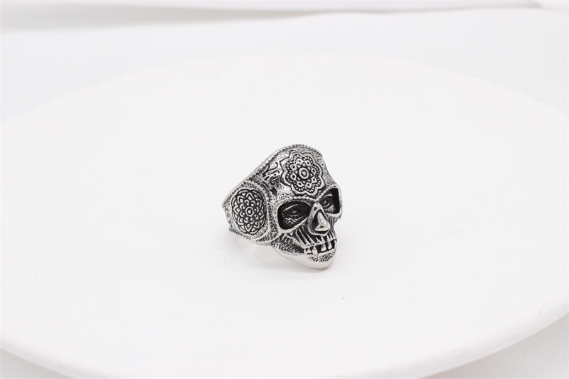 Titanium Steel Skull Ring