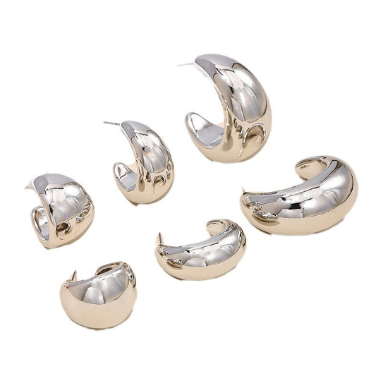 Exaggerated Temperament Hip-Hop Earring Set - Vienna Verve Collection