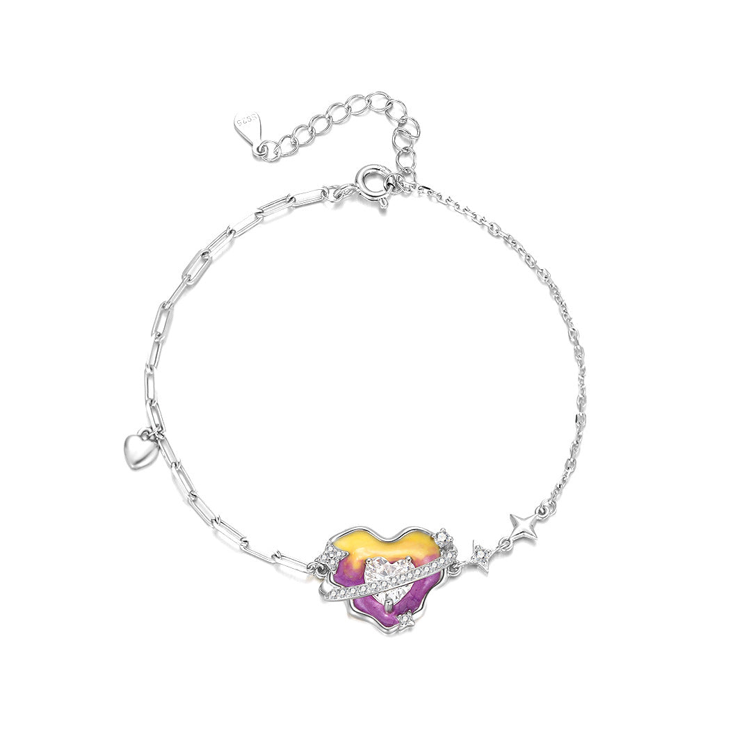 S925 Sterling Silver Heart Necklace
