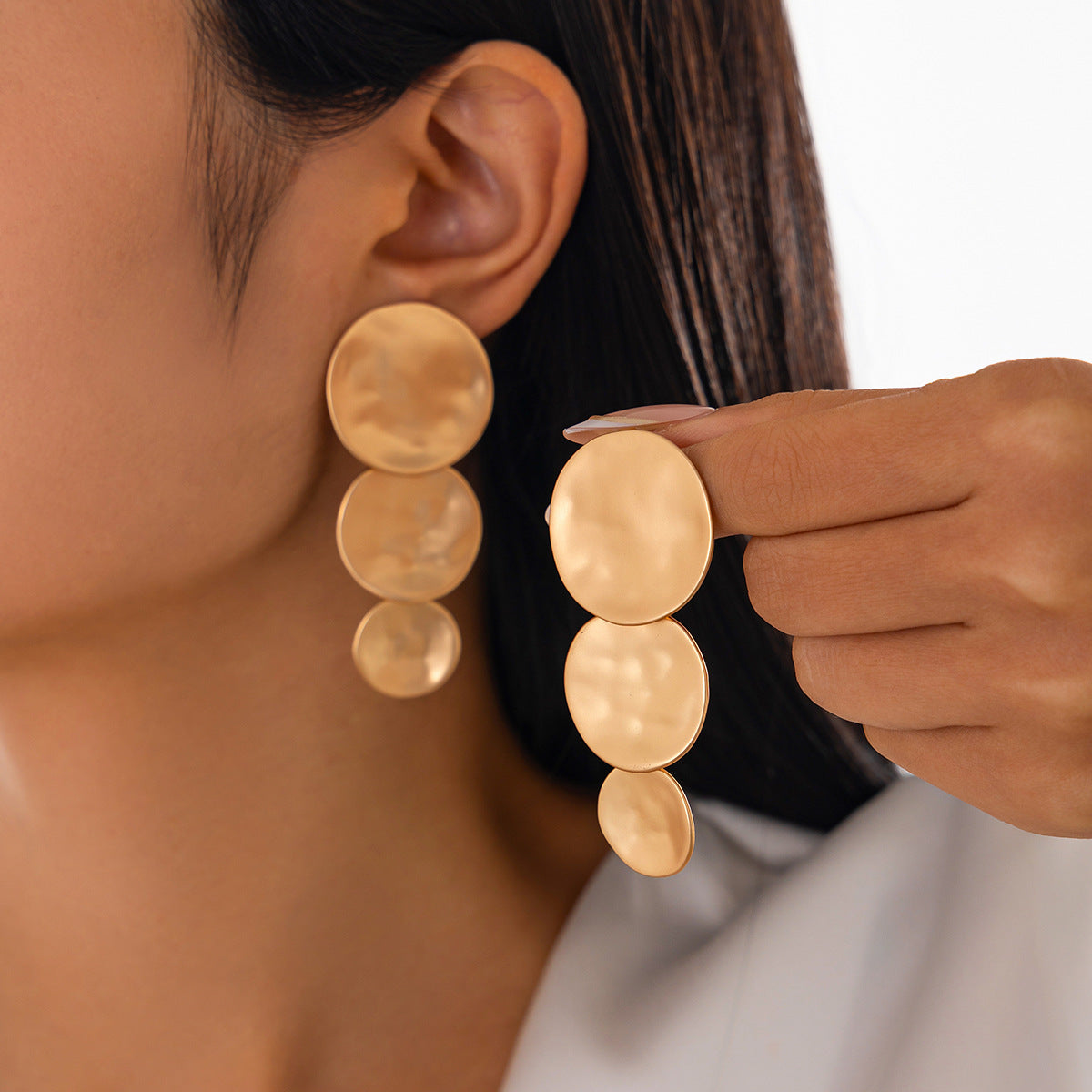 Planderful Vienna Verve Earrings – Exaggerated Geometric Design
