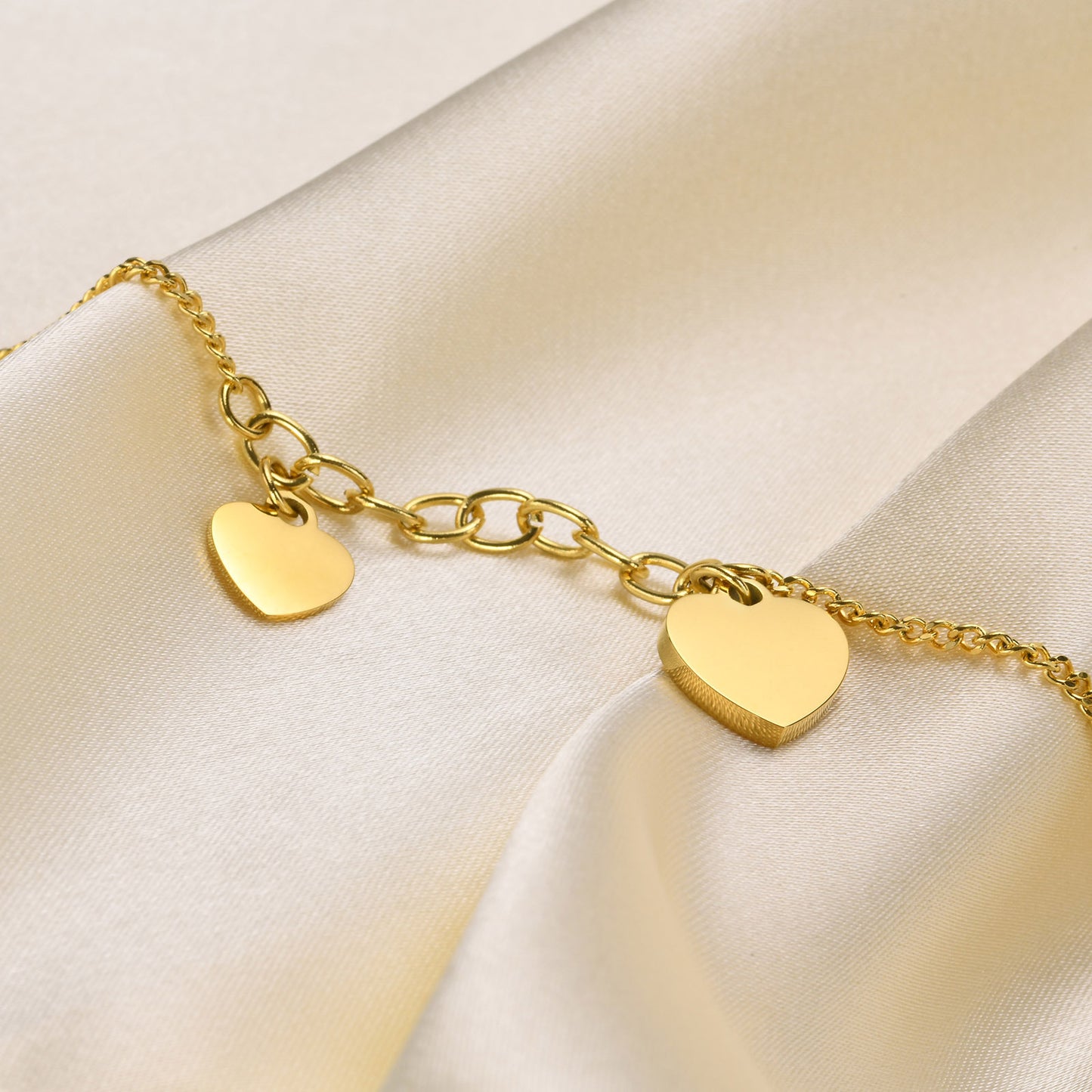 Cross-Border Wholesale Women's Peach Heart Bracelet Jewelry