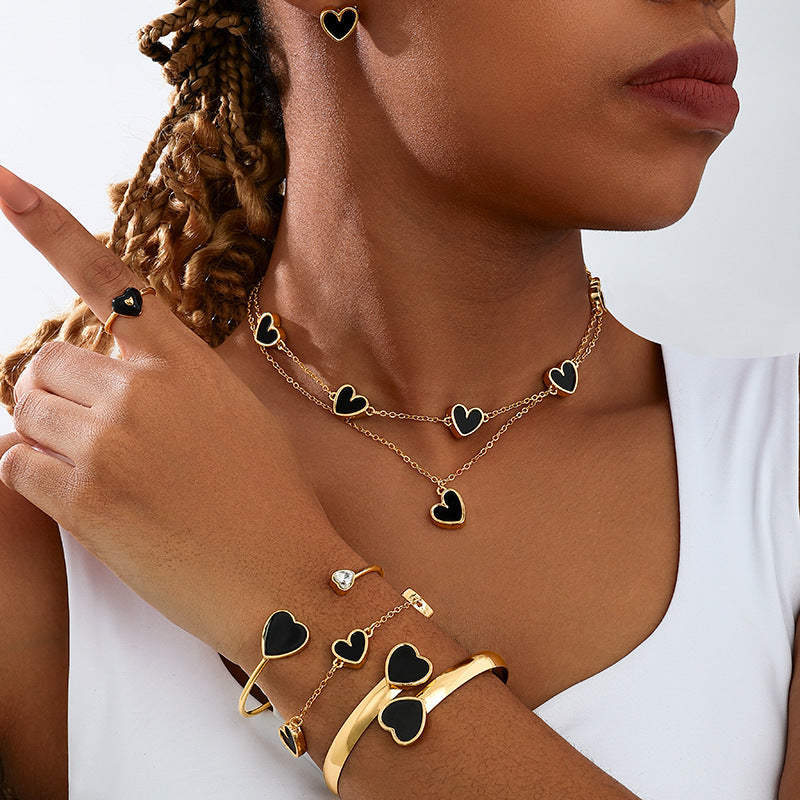 Planderful Heart Jewelry Set for Women Vienna Verve