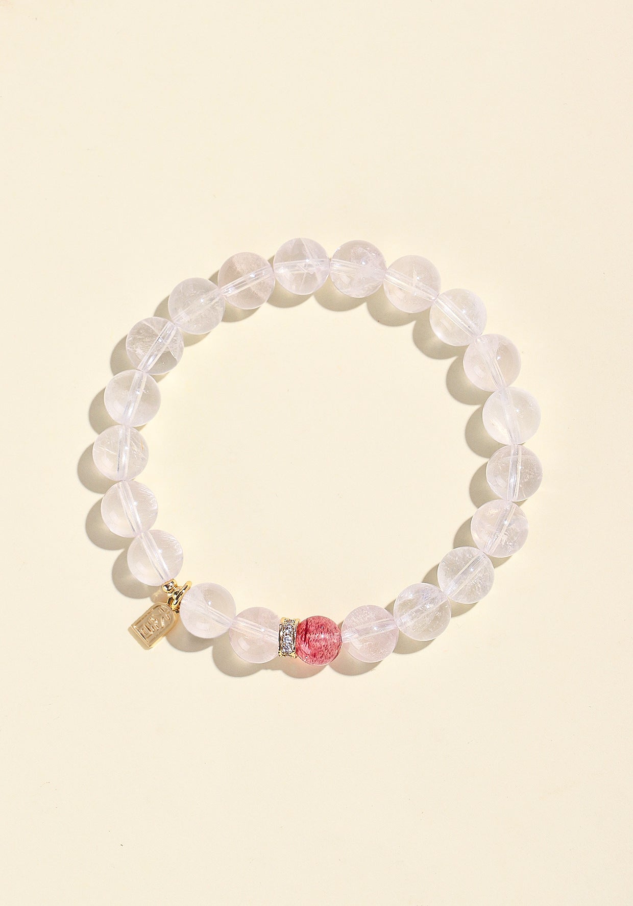 Planderful Fortune's Favor Bracelet – Sweet Strawberry Crystal Design