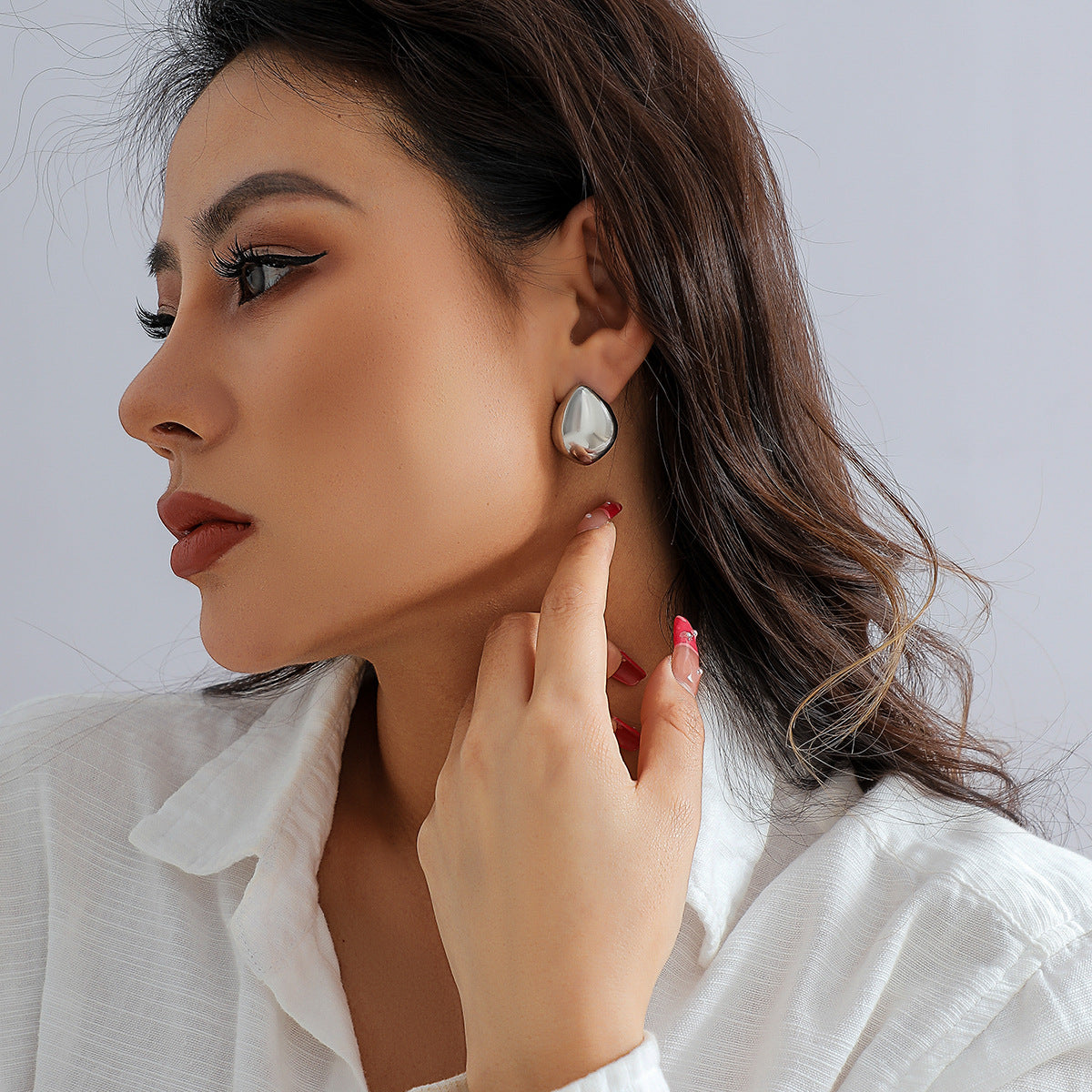 European and American Urban Punk Water Drop Earrings