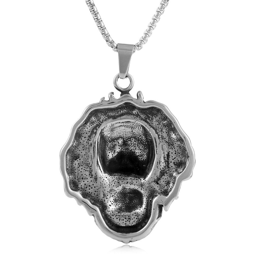 European And American Stainless Steel Lion Pendant Necklace