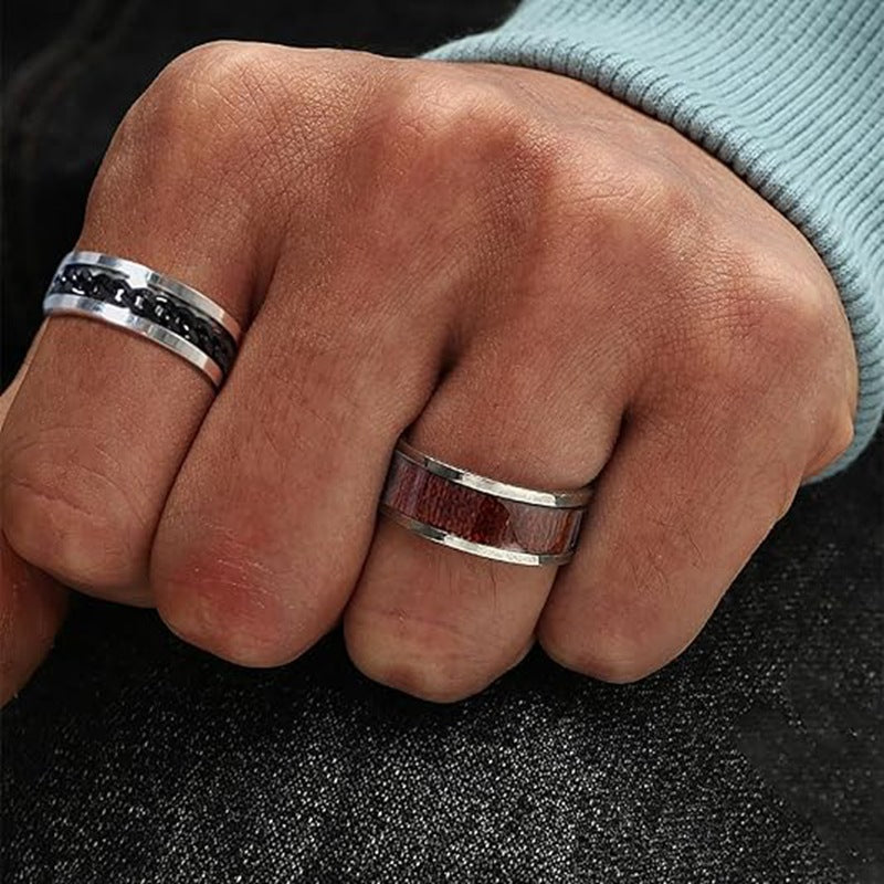 Planderful Titanium Steel Ring Unisex Jewelry With Protection Statement From Everyday Genie Collection