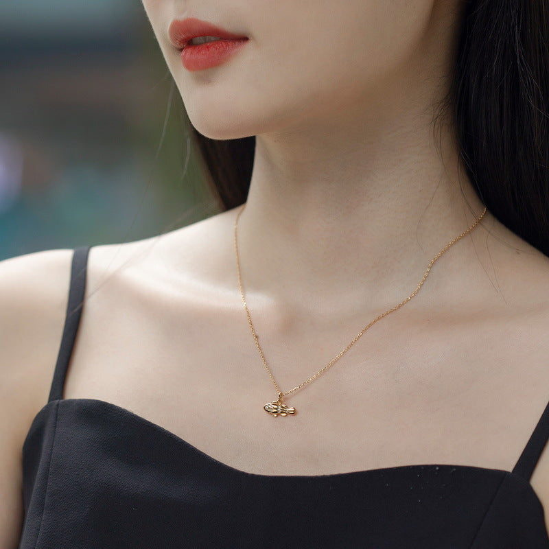 Clownfish Zircon Sterling Silver Pendant