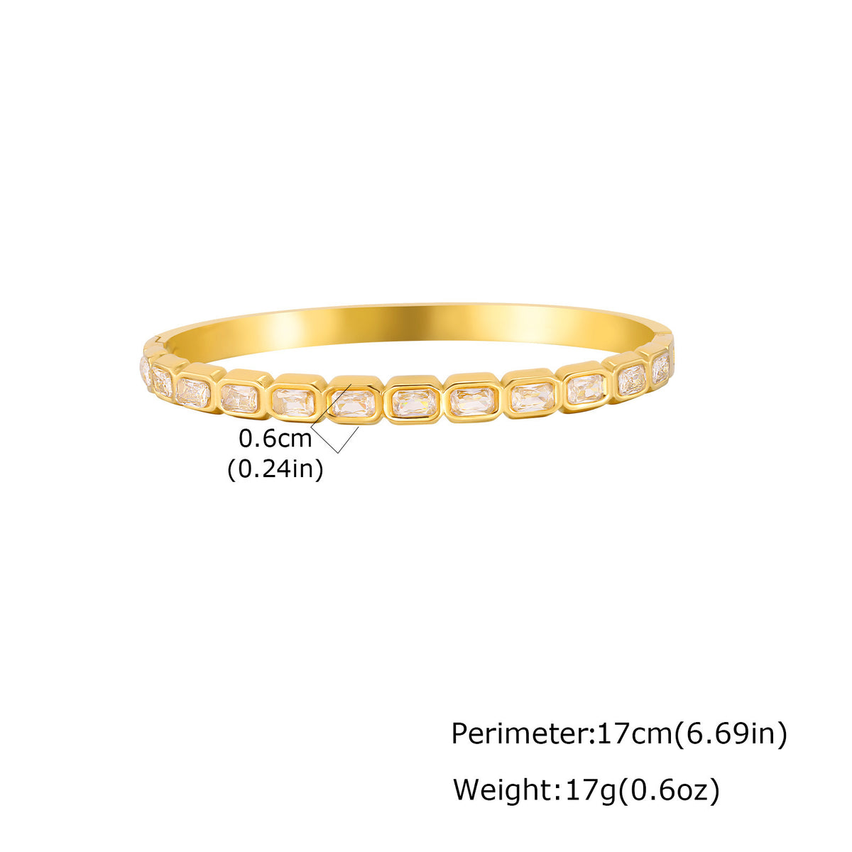 Devil's Eye Shell Zircon Stainless Steel Bracelet