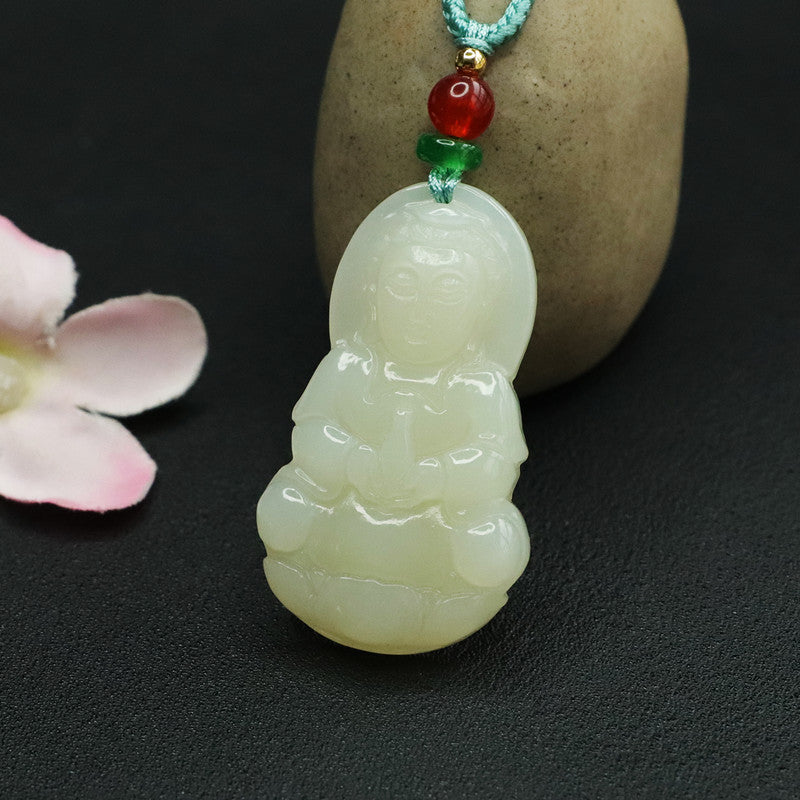 Guanyin Jade Necklace from Fortune's Favor Collection