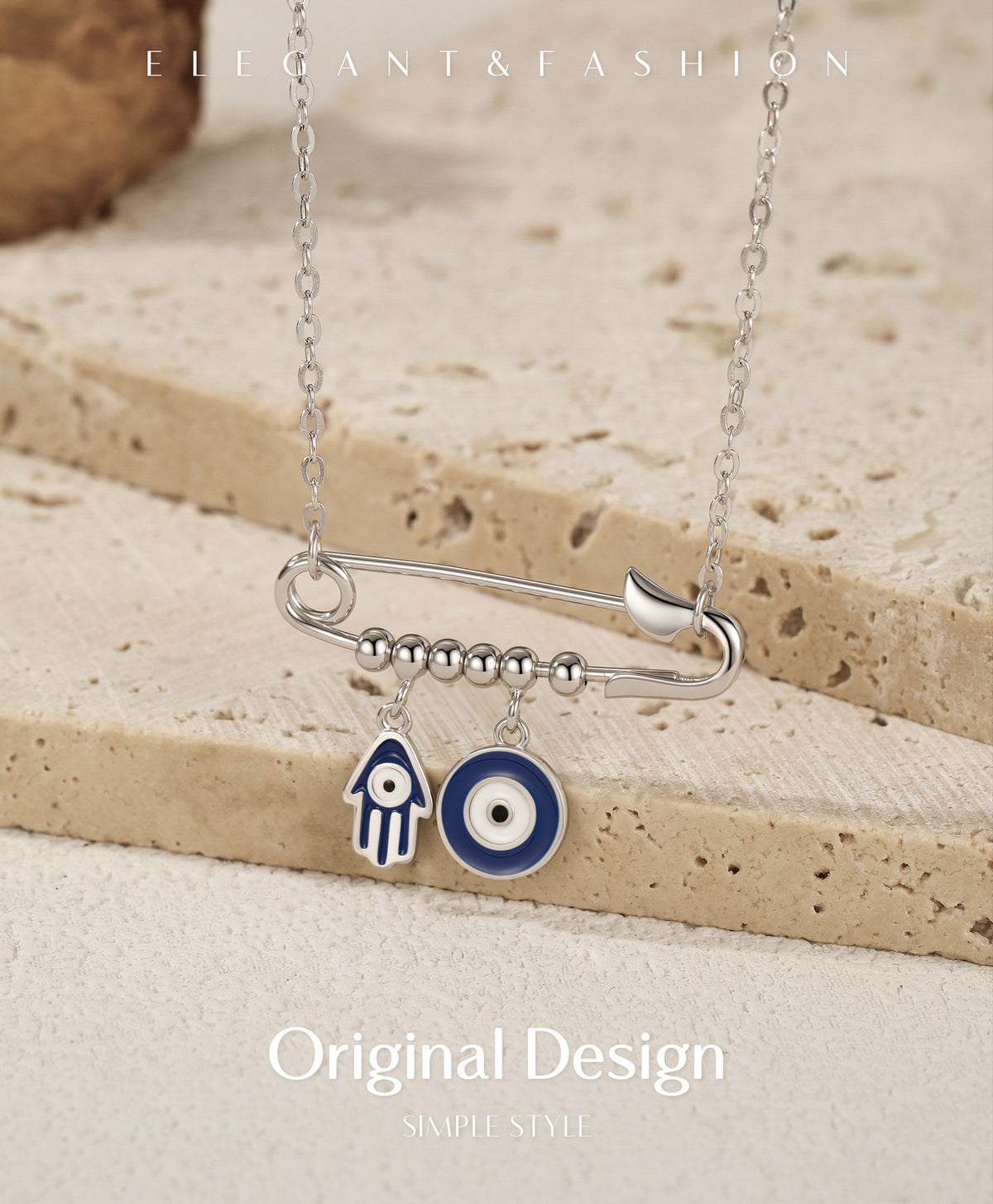 925 Sterling Silver Paperclip Necklace
