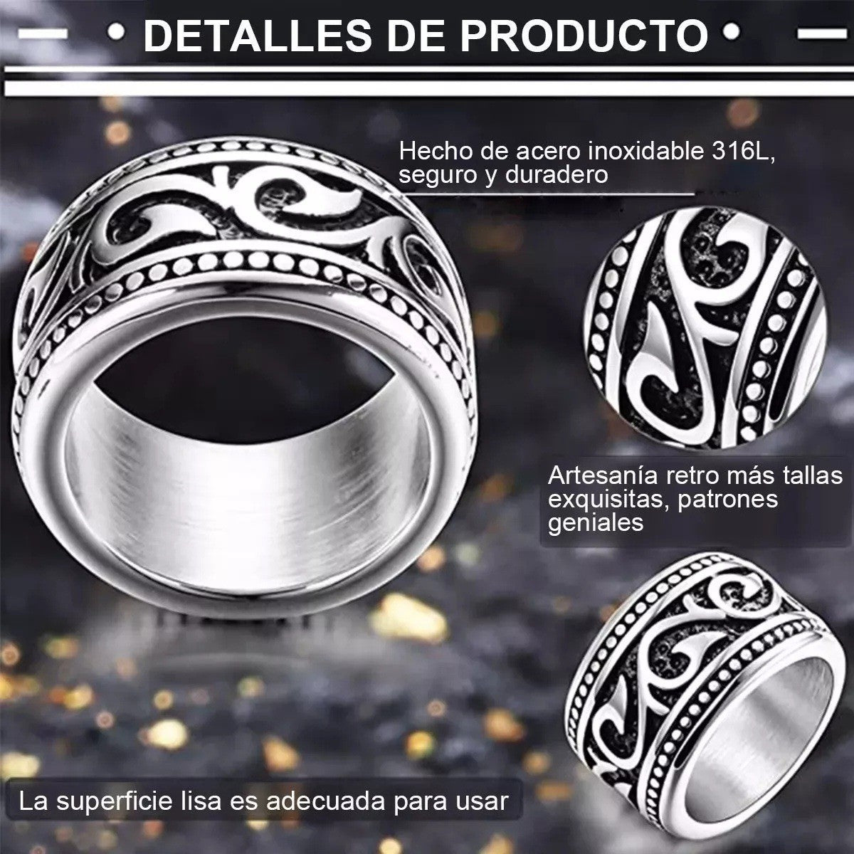 Viking Celtic Triangle Knot Ring Titanium Steel By Planderful Bold Personalized For Men Unisex Jewelry