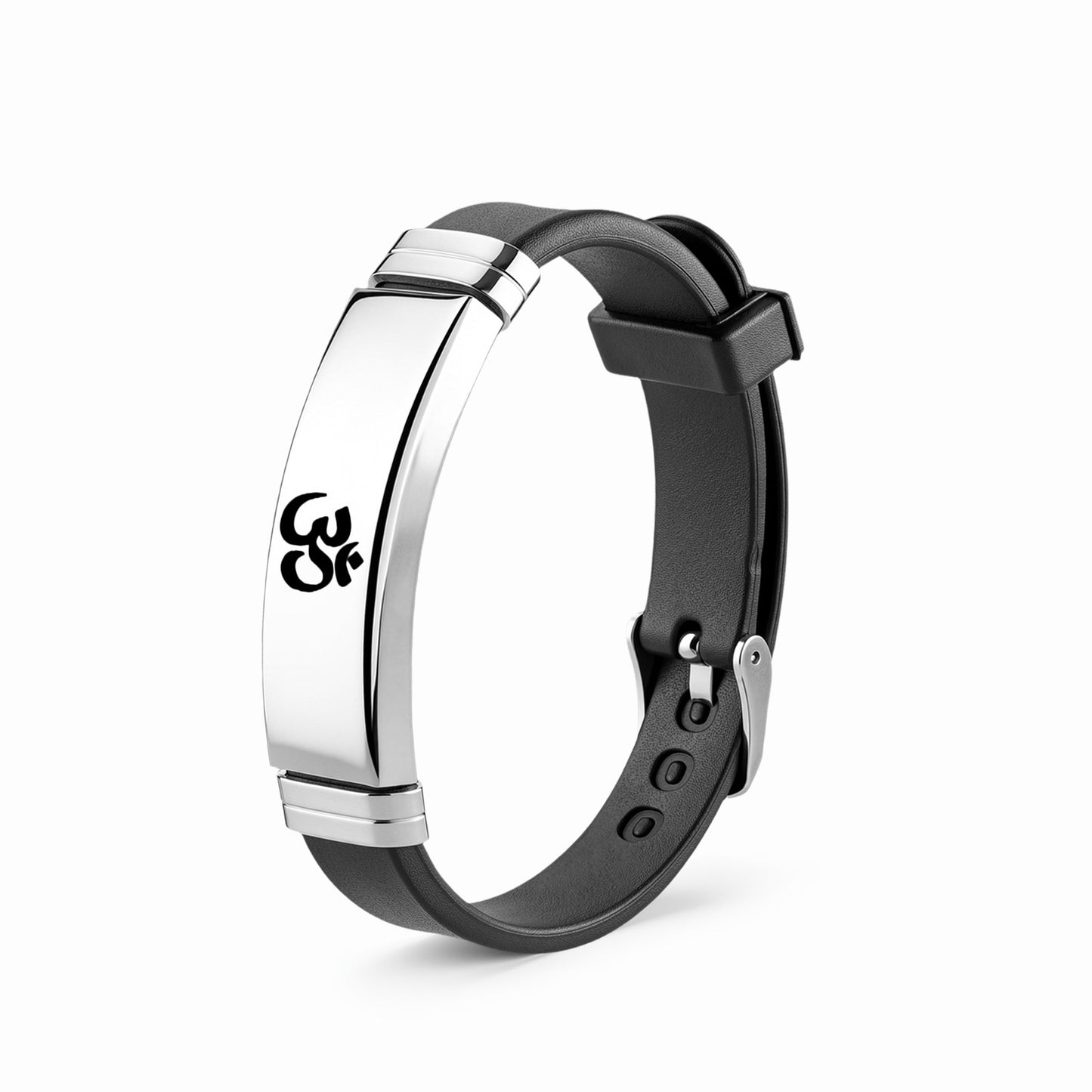 Planderful Everyday Genie Stainless Steel Bracelet Unisex Black For Men Women Statement Piece