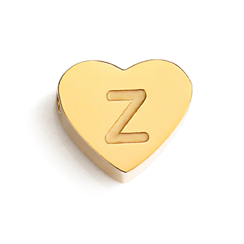 Planderful Jewelry Custom Name Necklace Stainless Steel 3D Love Design For Collarbone Chain