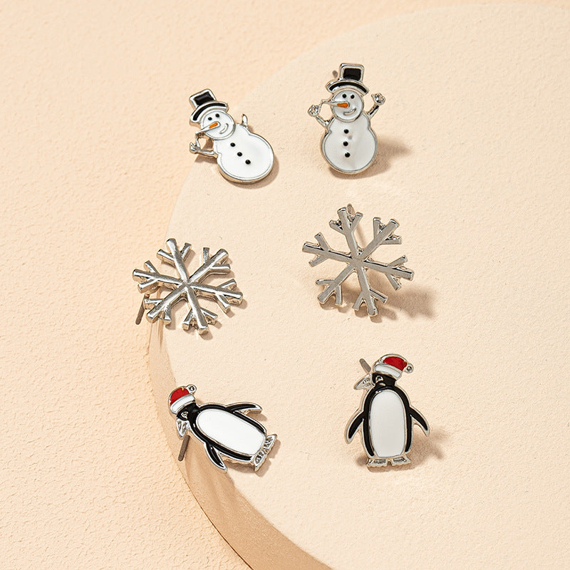 Whimsical Winter Earrings Trio by Vienna Verve Collection