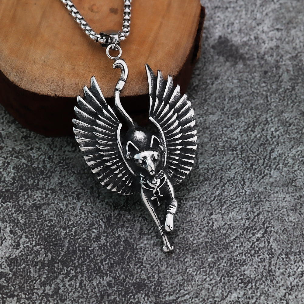 European And American Style Halloween Cat Pendant Jewelry