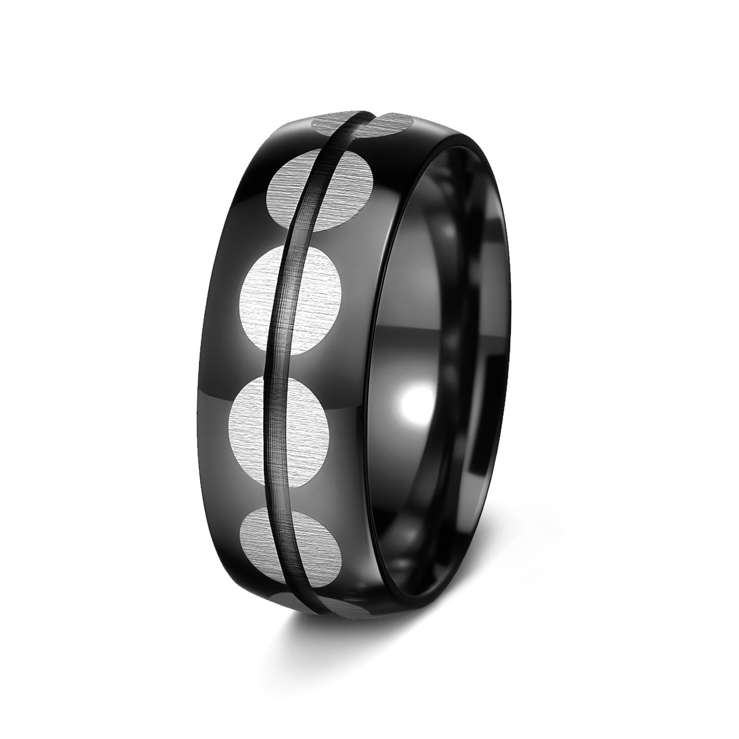 Planderful Everyday Genie Two Tone Stainless Steel Ring Unisex Fade Resistant Durability