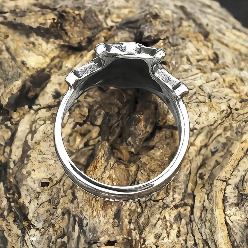 European American Jewelry Wholesale Men's Viking Crow Ring