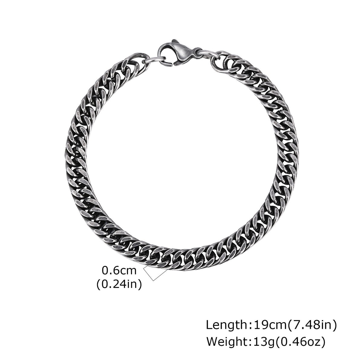 Braided Stainless Steel Bracelet Unisex
