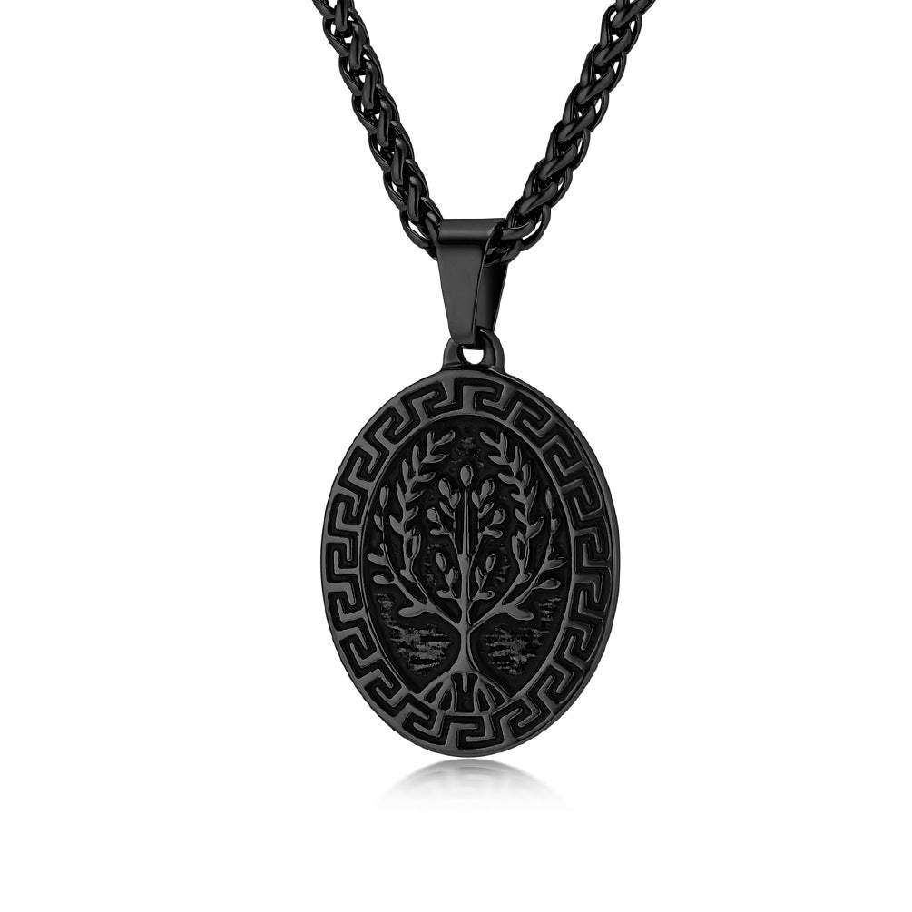 European and American Retro Viking Tree of Life Pendant Necklace